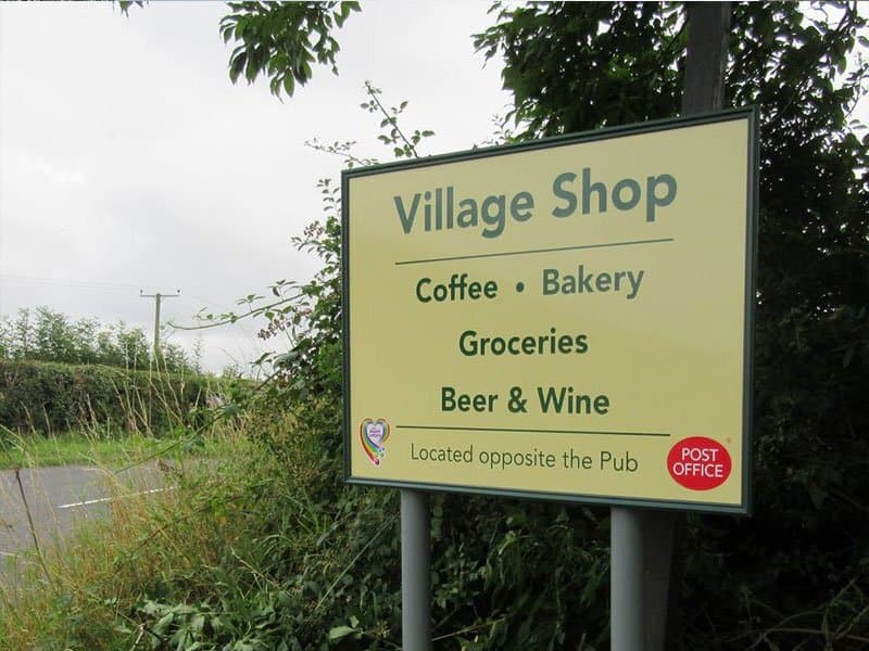 Cranborne Chase NL - Village Shop Sign
