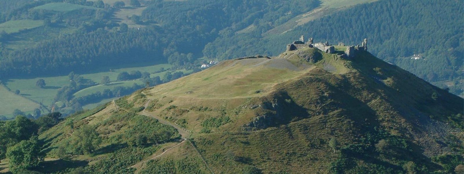 Clwydian Range and Dee Valley NL - Castell Dinas Bran, Llangollen