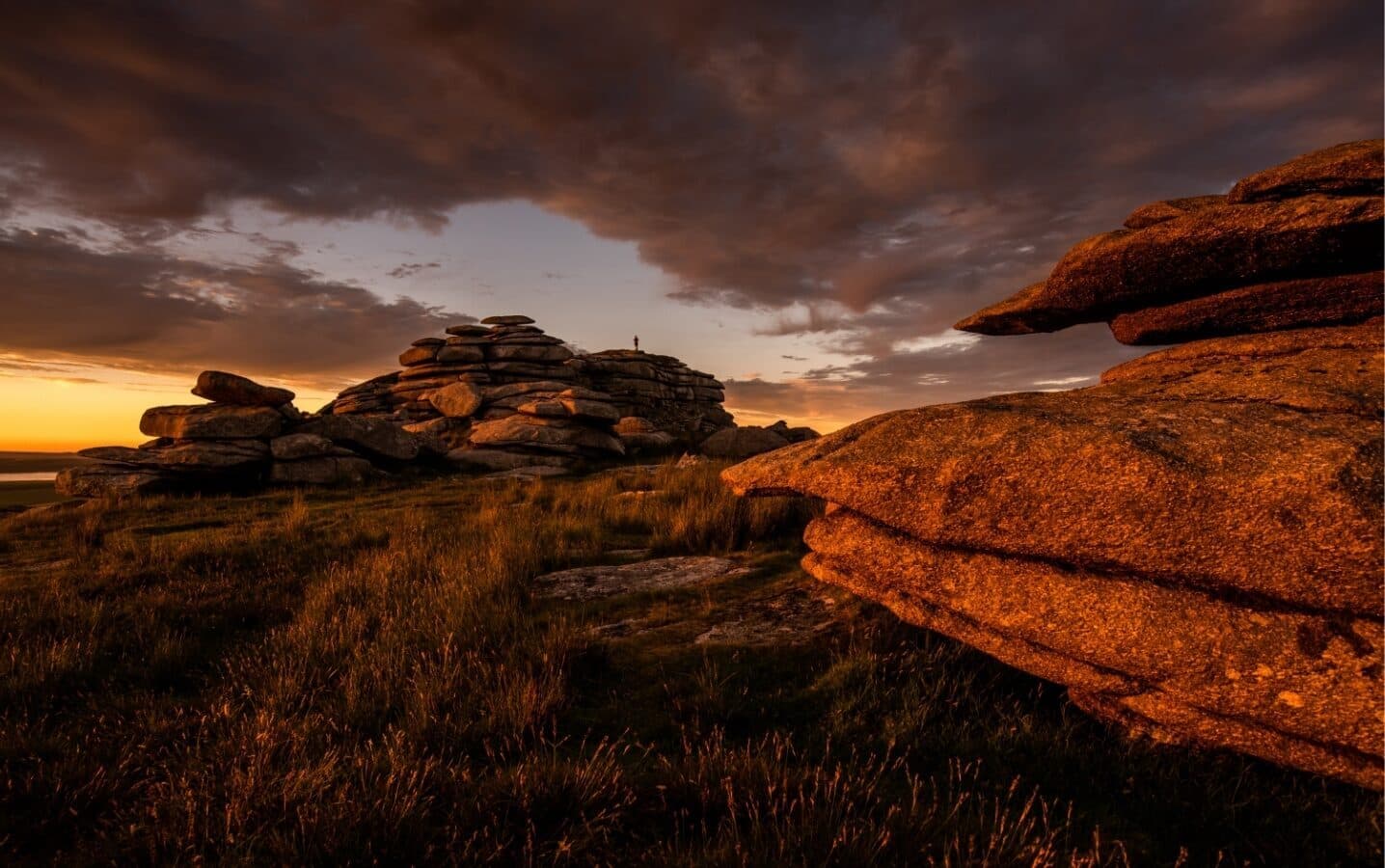 Cornwall NT - Sunset light at Rough Tor (c) Myles Pinkney