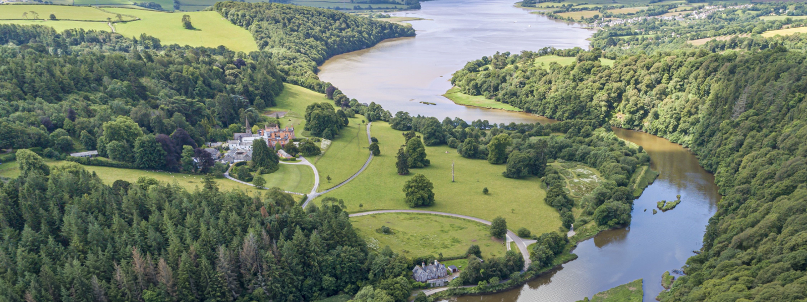 Tamar Valley NL - Above Lopwell Dam (c) Tobi O'Neill TON Drone Services